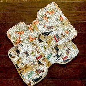 Little unicorn burp cloths